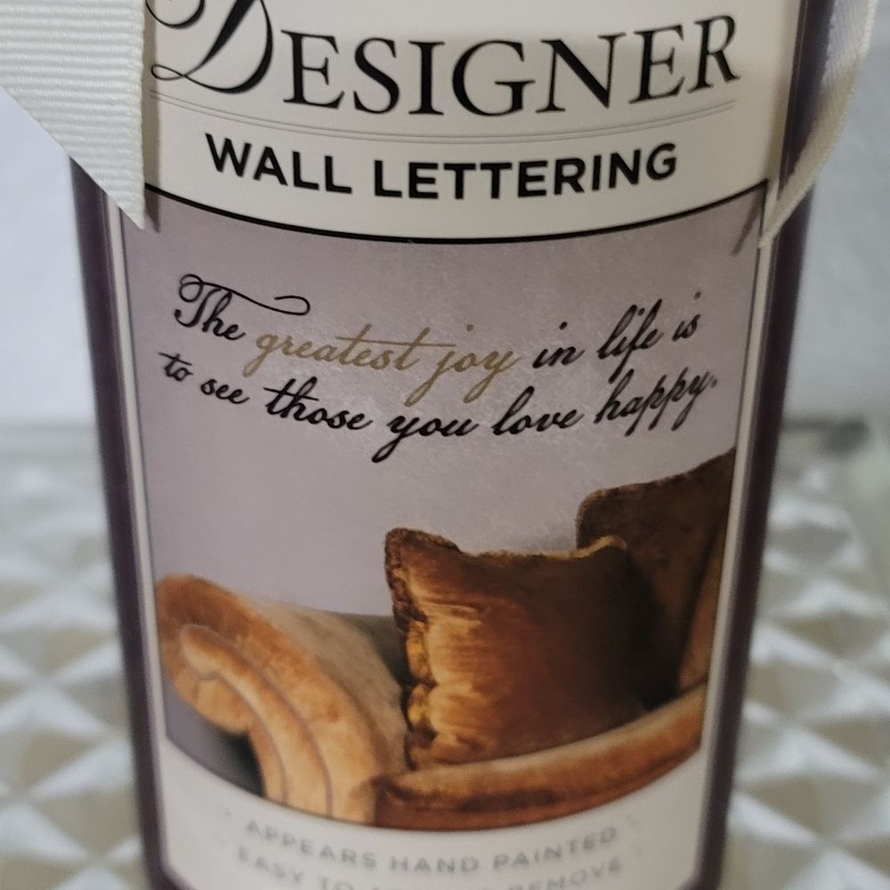 DCWV HOME Rub-On Removeable Vinyl Wall Lettering